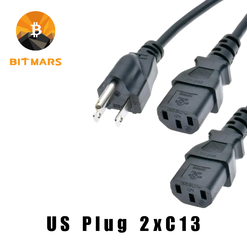 US Plug 2xC13