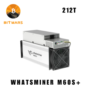 Whatsminer m60s+ 212T BTC miner