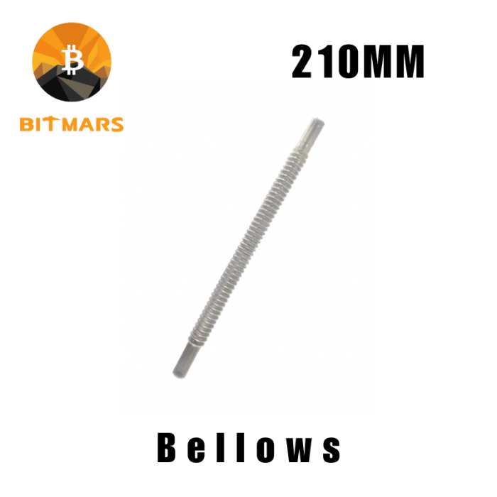 Bellows, D10, L=210mm, Transparent FEP - Image 1