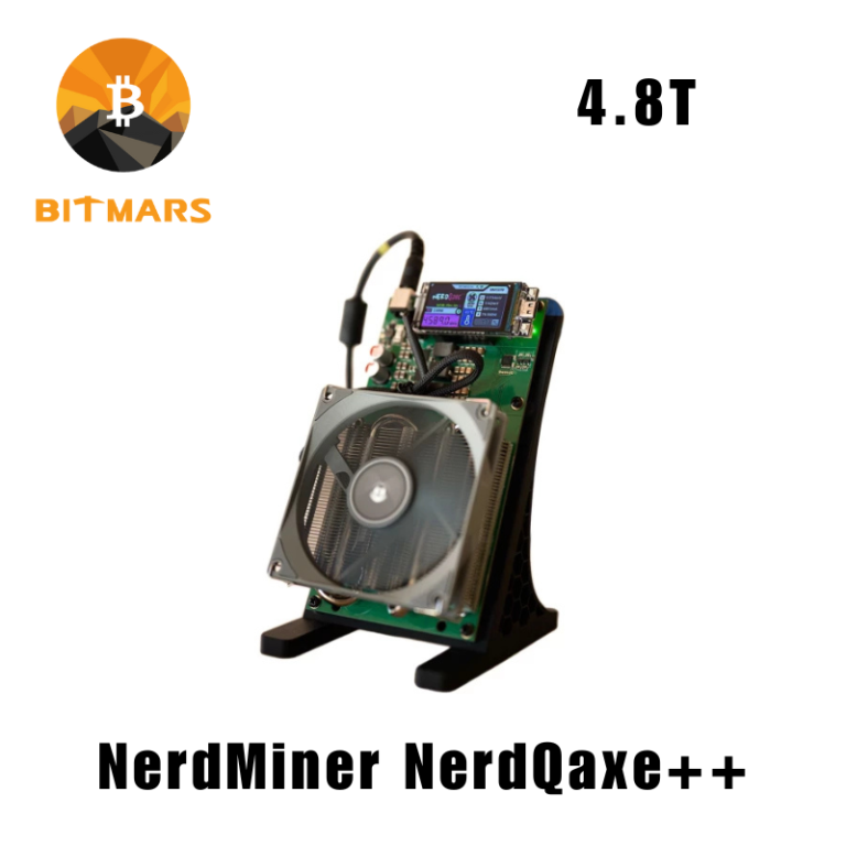 NerdMiner NerdQaxe++ 4.8T Bitcoin Solo Miner